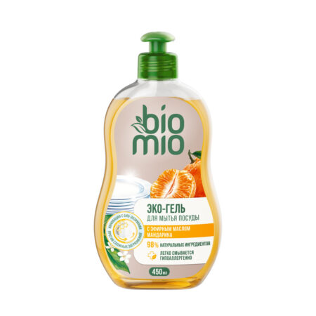 Эко средство для мытья посуды BioMio® BIO-CARE мандарин, концентрат, 450 мл