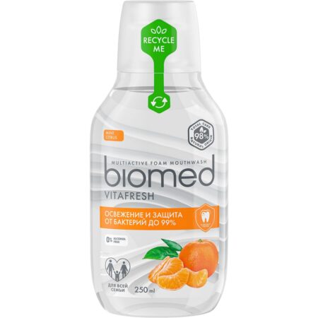 Ополаскиватель для полости рта Biomed® VITAFRESH® для свежести дыхания, цитрус, 250 мл