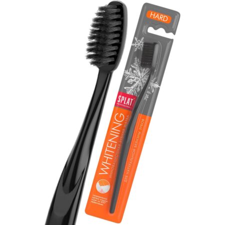 Зубная щётка SPLAT® Professional WHITENING HARD, жесткая, черная