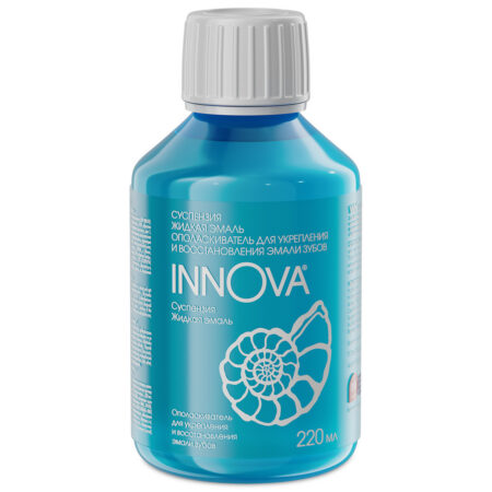 Инновационная суспензия для полости рта INNOVA® ЖИДКАЯ ЭМАЛЬ снижает чувствительность эмали, 220 мл