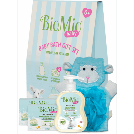 Детский набор BioMio® BABY для купания с натуральным мылом (0+)