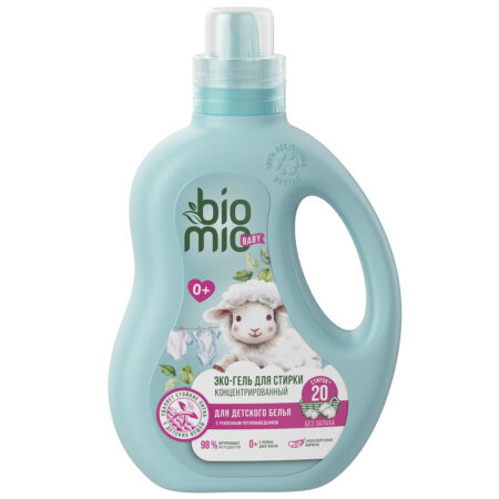 Гель и кондиционер для детского белья BioMio® Baby BIO-SENSITIVE, 900 мл