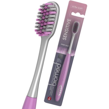 Зубная щётка Biomed® PINK SALT, ультрамягкая, розовая
