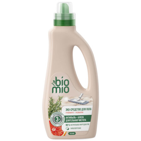 Эко-средство для пола Bio-Mio®. Eco-friendly floor cleaner, 750 мл